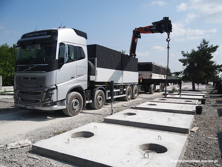 Monolityczne zbiorniki betonowe z certyfikatem EU do montażu w Spale